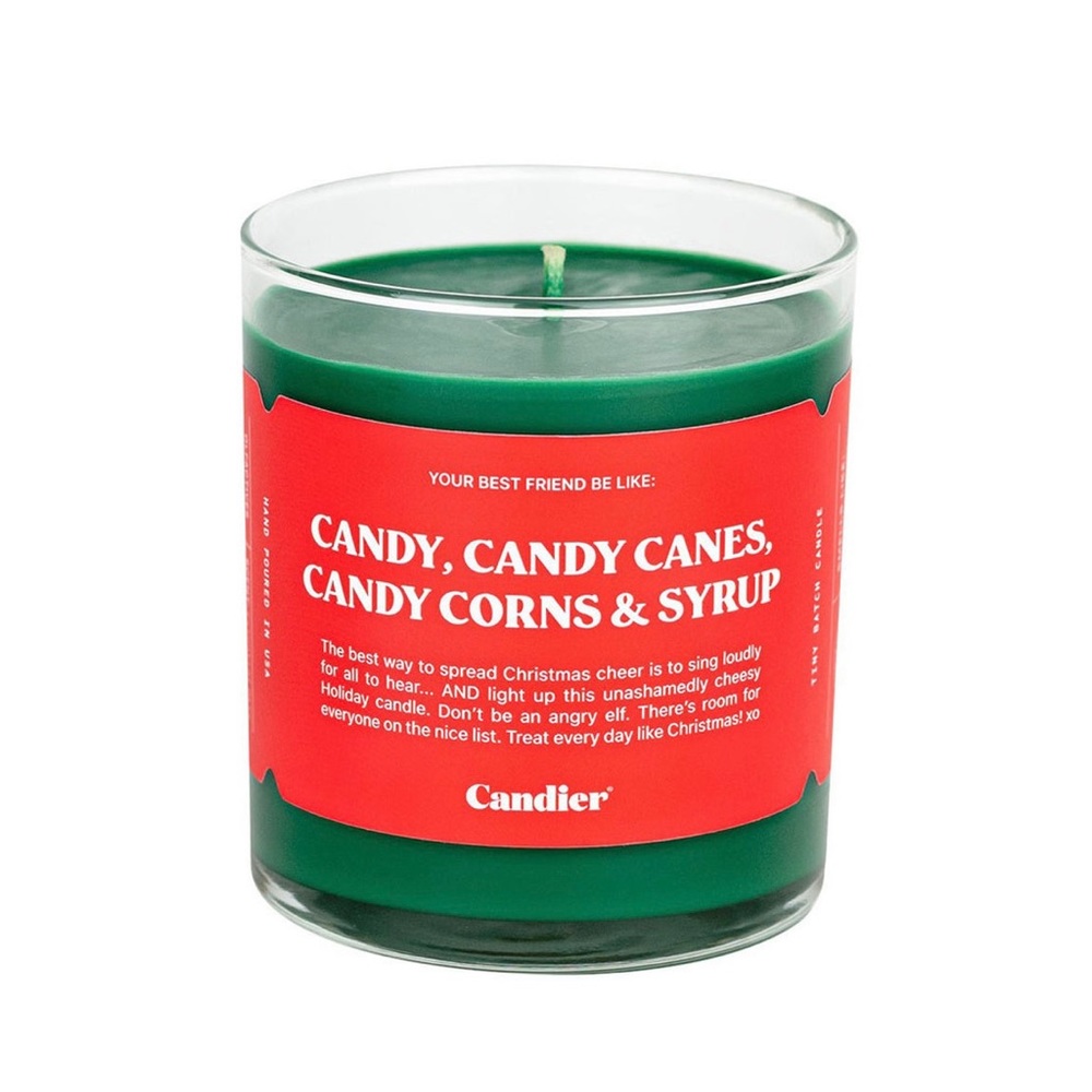 Elf Movie Candle, Candy, Candy Canes, Candy Corn & Syrup Candle by Candier, 9oz